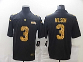 Nike Seahawks 3 Russell Wilson Black Leopard Vapor Untouchable Limited Jersey,baseball caps,new era cap wholesale,wholesale hats